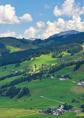 Green Mountain Valley Landscape