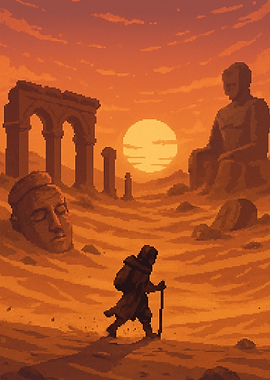 Pixel Art - Desert Journey