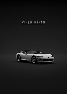 2001 Dodge Viper RT-10 White Front
