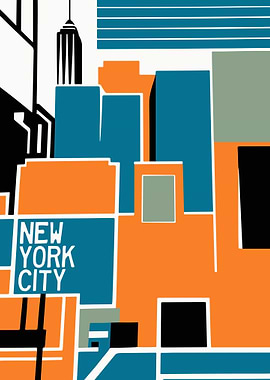 New York City Abstract Art