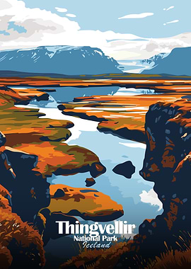 Thingvellir National Park Iceland Landscape