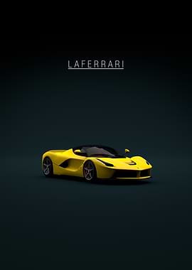 Ferrari LaFerrari Yellow Front