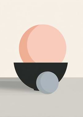 Abstract Still Life with Spheres