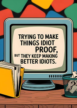 Trying to Make Things Idiot Proof