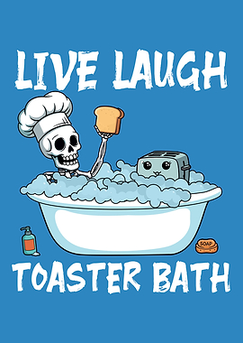 Live Laugh Toaster Bath