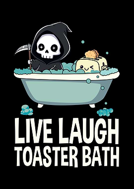 Grim Reaper and Toaster Bath