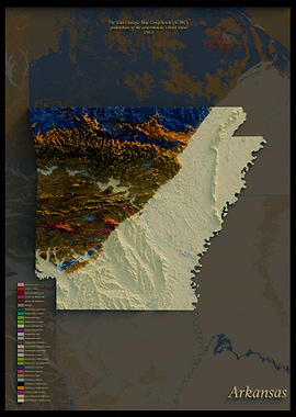 Arkansas Geological Map