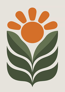Minimalist Flower Art Print
