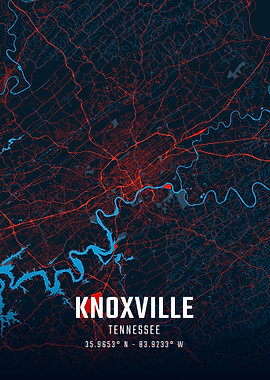 Knoxville City Map