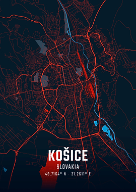 Košice City Map