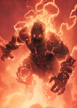 Elemental Fire Monster