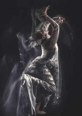 Mystical Dancer in Motion