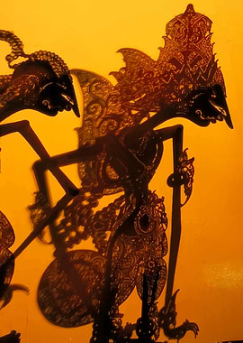 Wayang Kulit Shadow Puppets