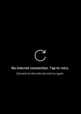 No Internet Connection Error Message