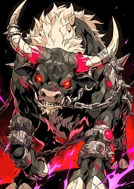 Minotaur Red Accents