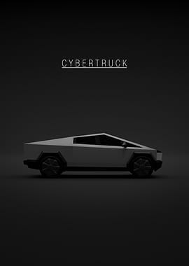 Tesla Cybertruck Minimalist Render