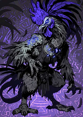 Anthropomorphic Rooster Animal