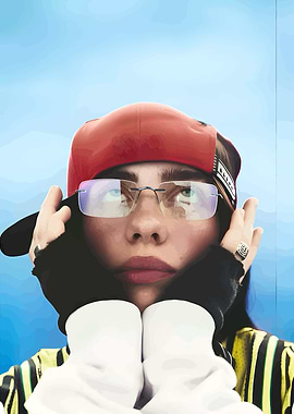 Portrait of a person with glasses