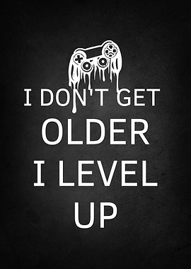 I Level Up Gaming Poster