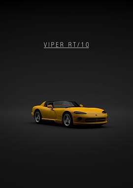 2001 Dodge Viper RT-10 Yellow Front