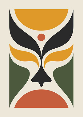 Abstract Geometric Face