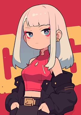 Anime Girl with Jacket
