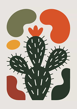 Abstract Cactus