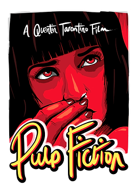 Pulp Fiction Movie Poster Art