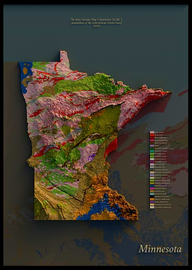 Minnesota Geological Map