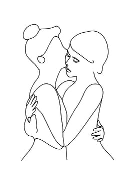 Minimalist Line Art: Embracing Women