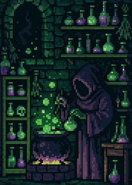 Pixel Art - Alchemist