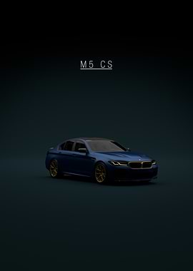 BMW M5 CS F90 - Blue Front