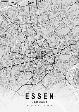 Essen Light City Map