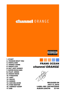 Frank Ocean Channel Orange Album