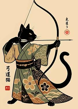 Samurai Cat Archer