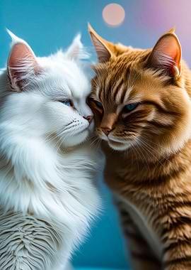 Two Cats in Love