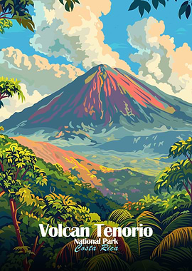 Volcan Tenorio National Park Poster