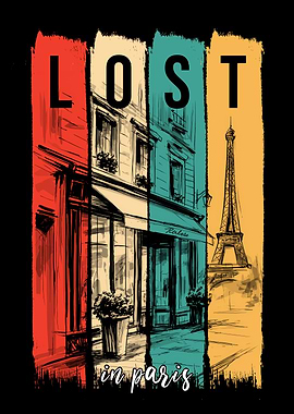 Lost in Paris Illustration