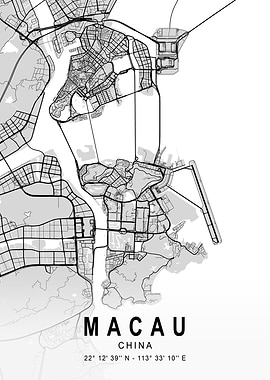 Macau Light City Map