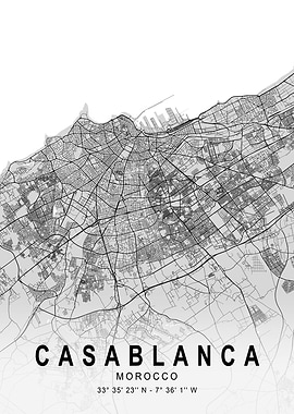 Casablanca Light City Map