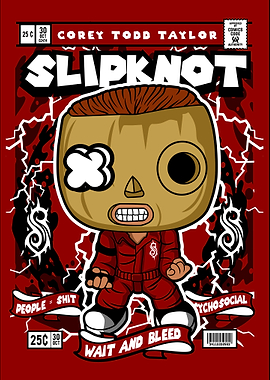 Slipknot Corey Taylor Funko Pop Art