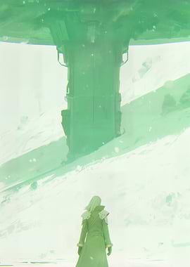 Sephiroth and Mako Reactor in Snow