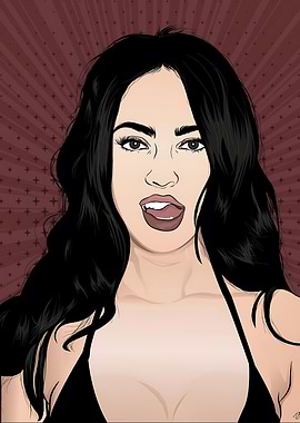 Megan fox illustration