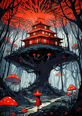 Pagoda Mushroom Forest