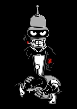 Bender and Nibbler Futurama