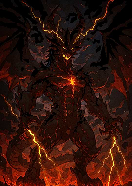 Fiery Dragon Demon