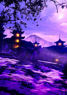 Purple Japanese Nights