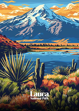 Lauca National Park Chile Landscape