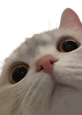 Close-up Cat Portrait