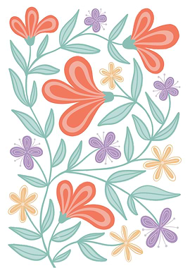 Fresh spring flowers